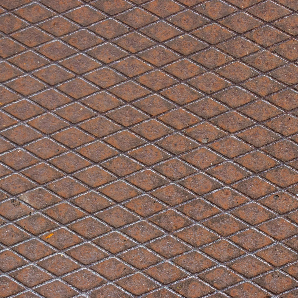 Toile de fond Mur Brique Grille Brune Texturée CJJ3-23