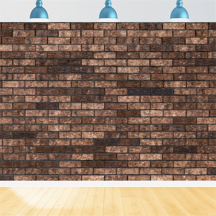 Toile de fond Photo Brique Texture Brune Classique CJJ3-32