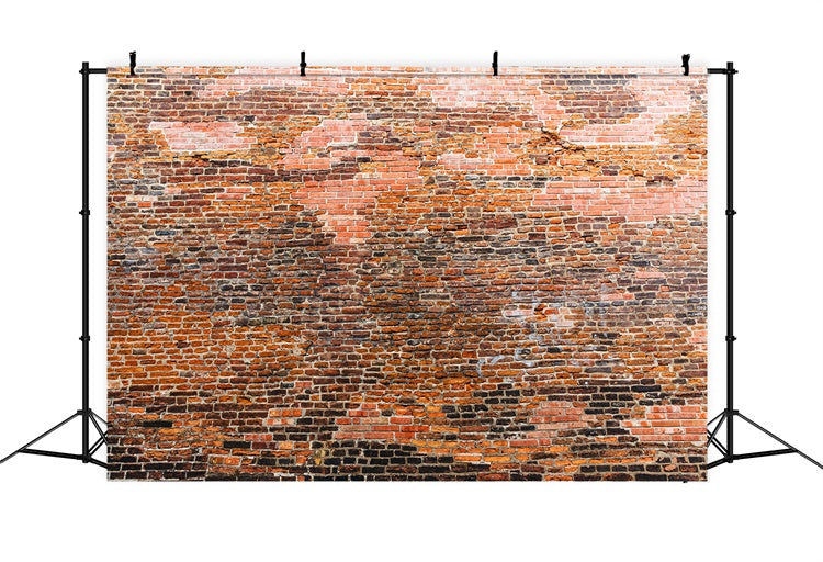 Toile de fond Brique Style Rétro Briques Variées CJJ3-5