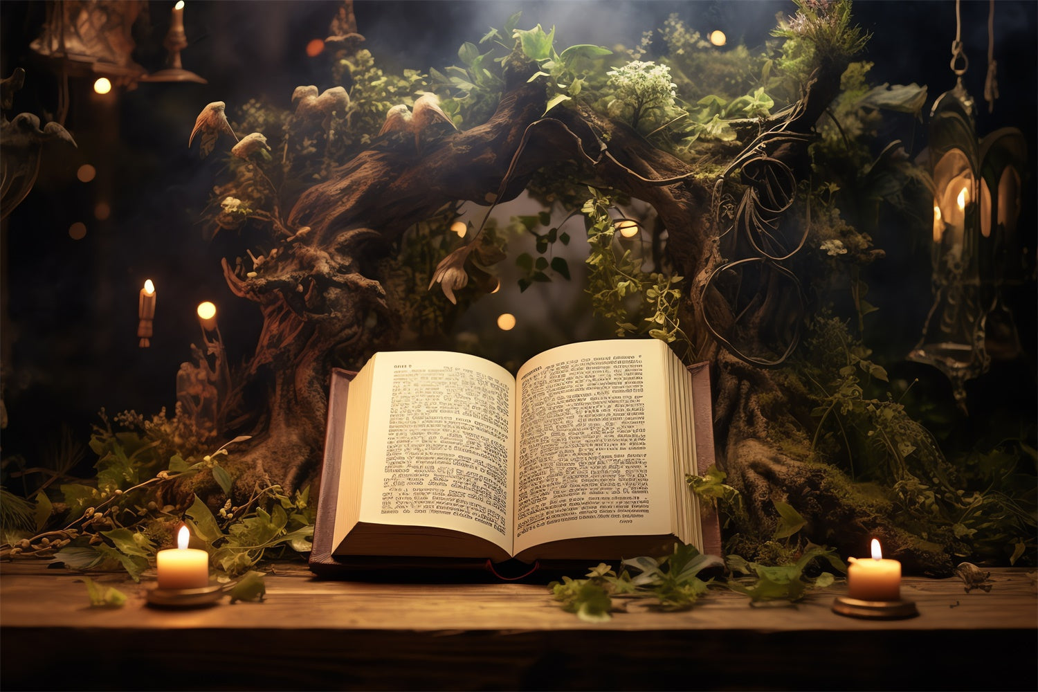 Toile de fond Journée Mondiale du Livre Lecture Enchantée CJJ3-53