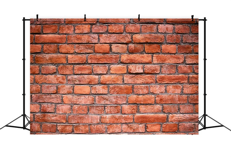 Toile de fond Mur Brique Patrimoine Mur Maçonné Rouge CJJ3-6
