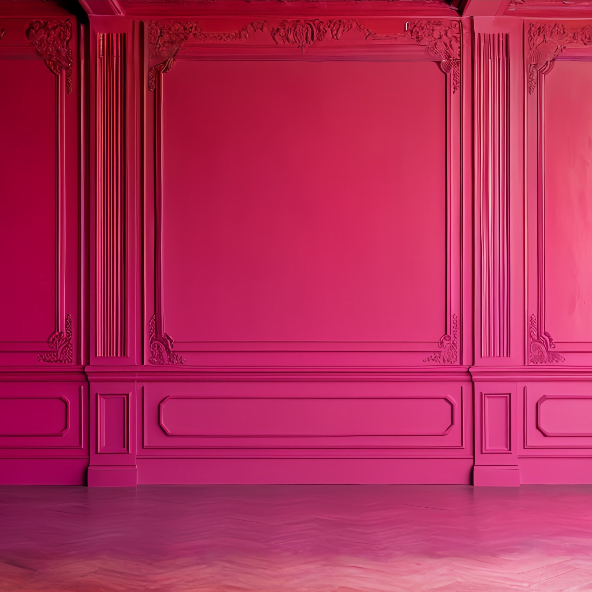 Toile de fond Mur Vintage Mur Rose Profond Romantique CSH2-262