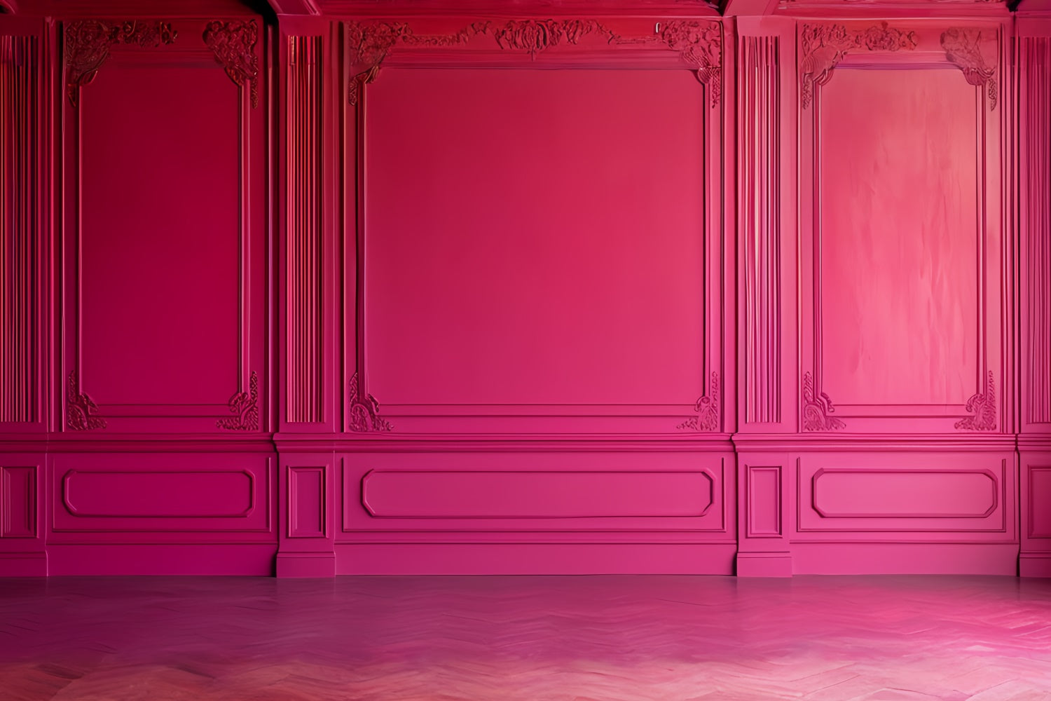 Toile de fond Mur Vintage Mur Rose Profond Romantique CSH2-262