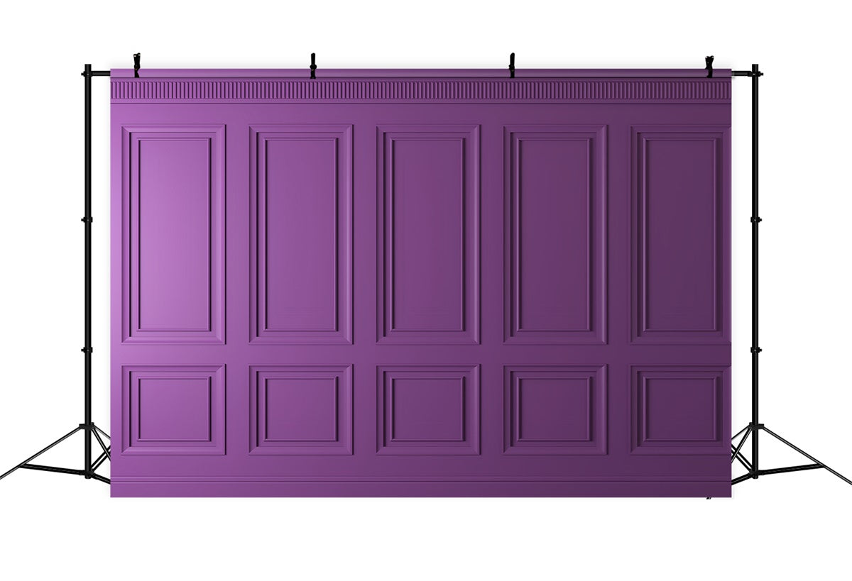 Toile de fond Mur Vintage Mur Panneaux Royaux Violets CSH2-264