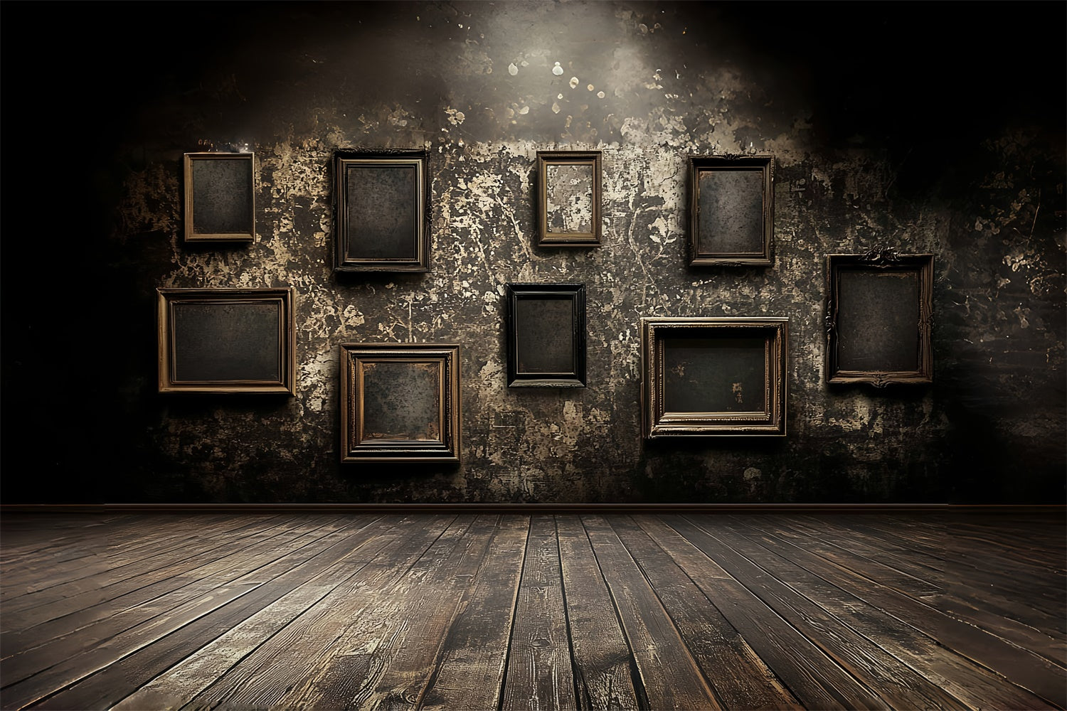 Toile de fond Mur Vintage Galerie de Cadres Antiques CSH2-266