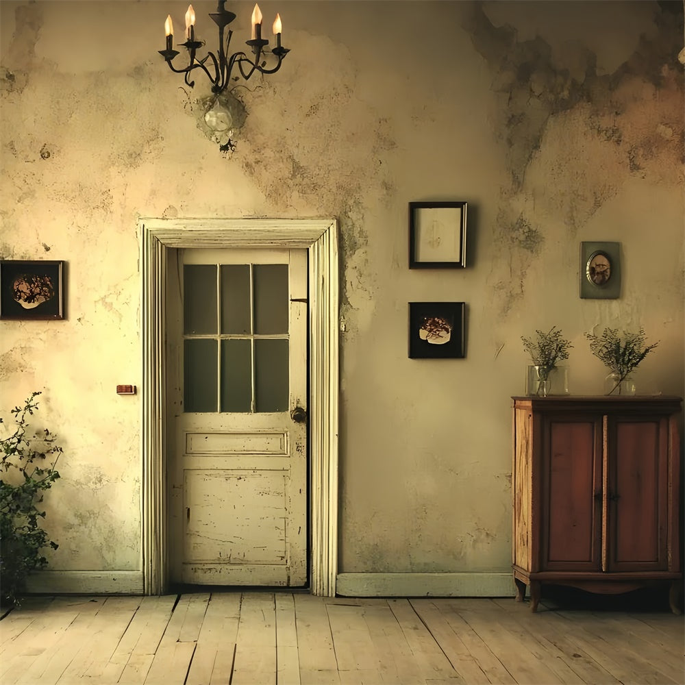 Toile de fond Mur Vintage Mur Vieilli Porte Vintage CSH2-268