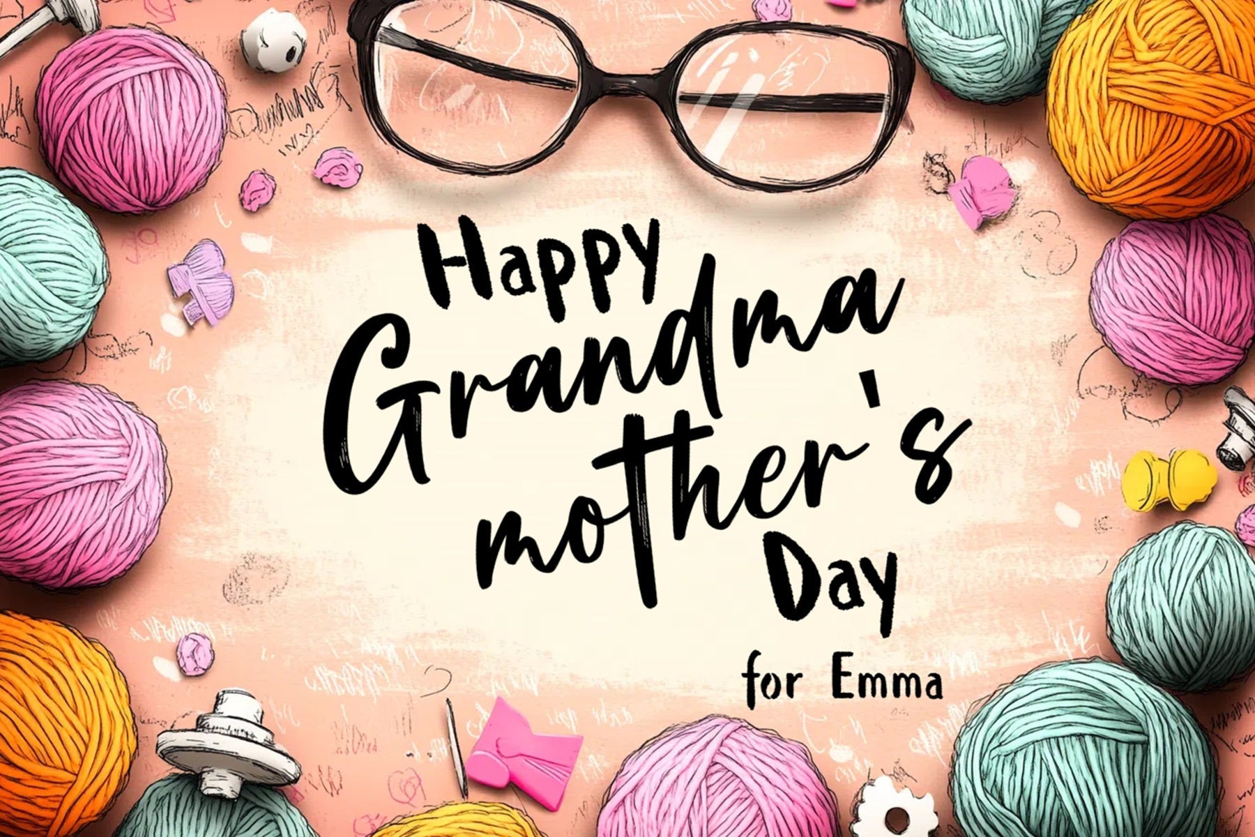 Toile de fond Fête des Mères Personnalisable Fils d'Amour CSH3-153