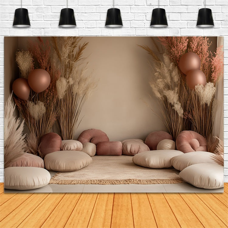 Toile de fond Bohème Ballons Coussins Coin Douillet CSH4-140