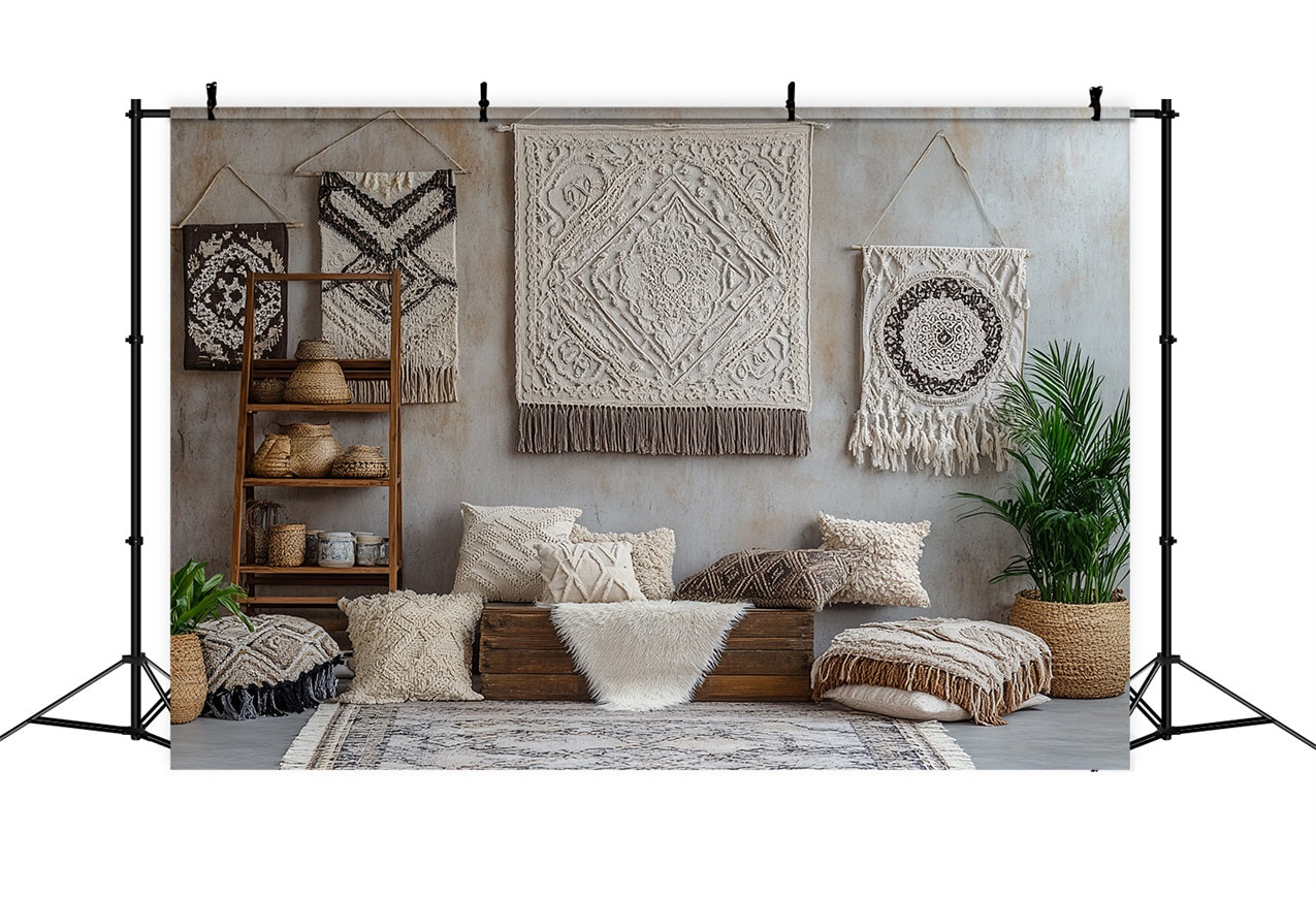 Toile de fond Photo Bohème Tapisserie Murale Tissée CSH4-153