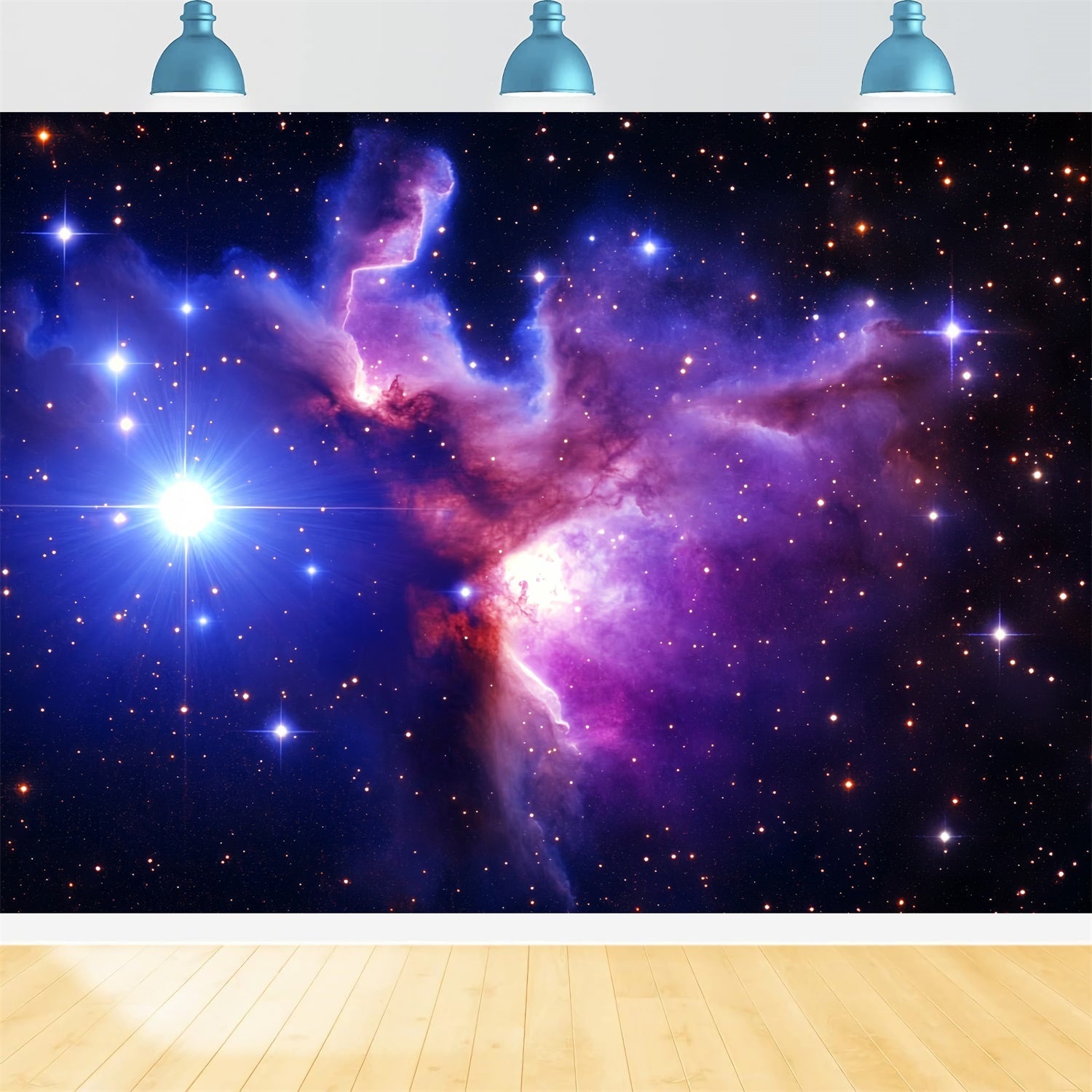 Toile de fond Portrait Cosmos Étoilé Rêveur CSH4-180