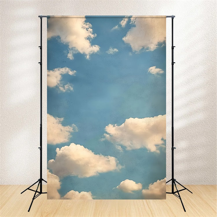 Toile de fond Portrait Ciel Bleu Tranquille Nuage CSH4-182