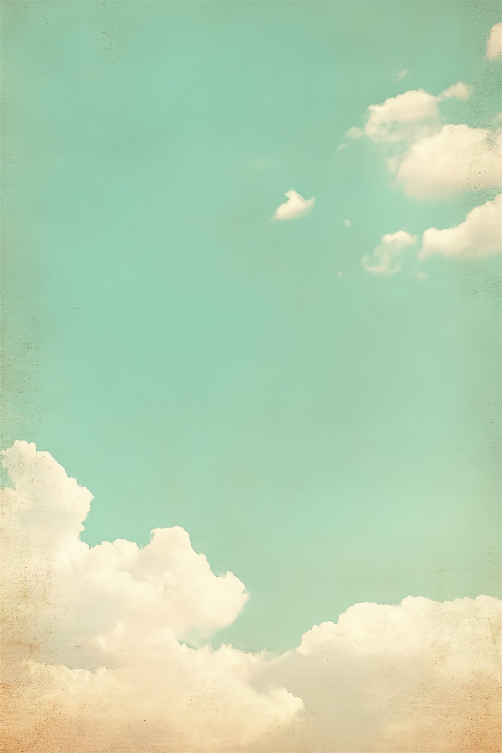 Toile de fond Portrait Ciel Rétro Nuages Doux CSH4-188