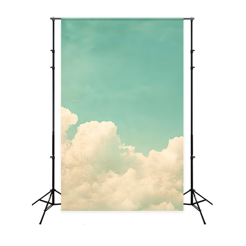 Toile de fond Portrait Style Vintage Paysage Nuageux CSH4-189