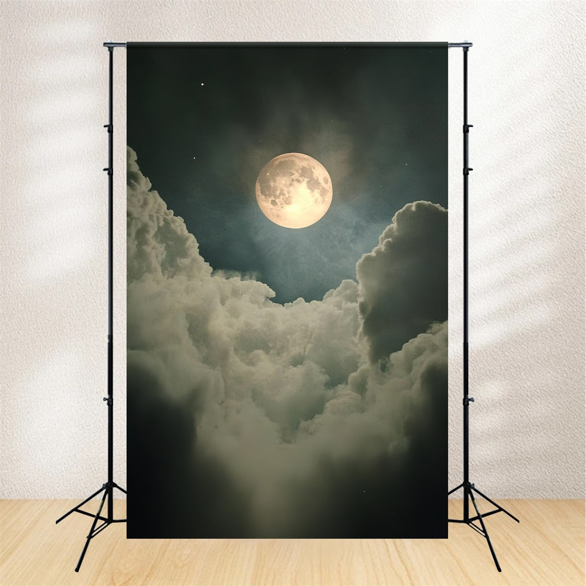 Toile de fond Portrait Nuages Lunaires Sombres CSH4-192