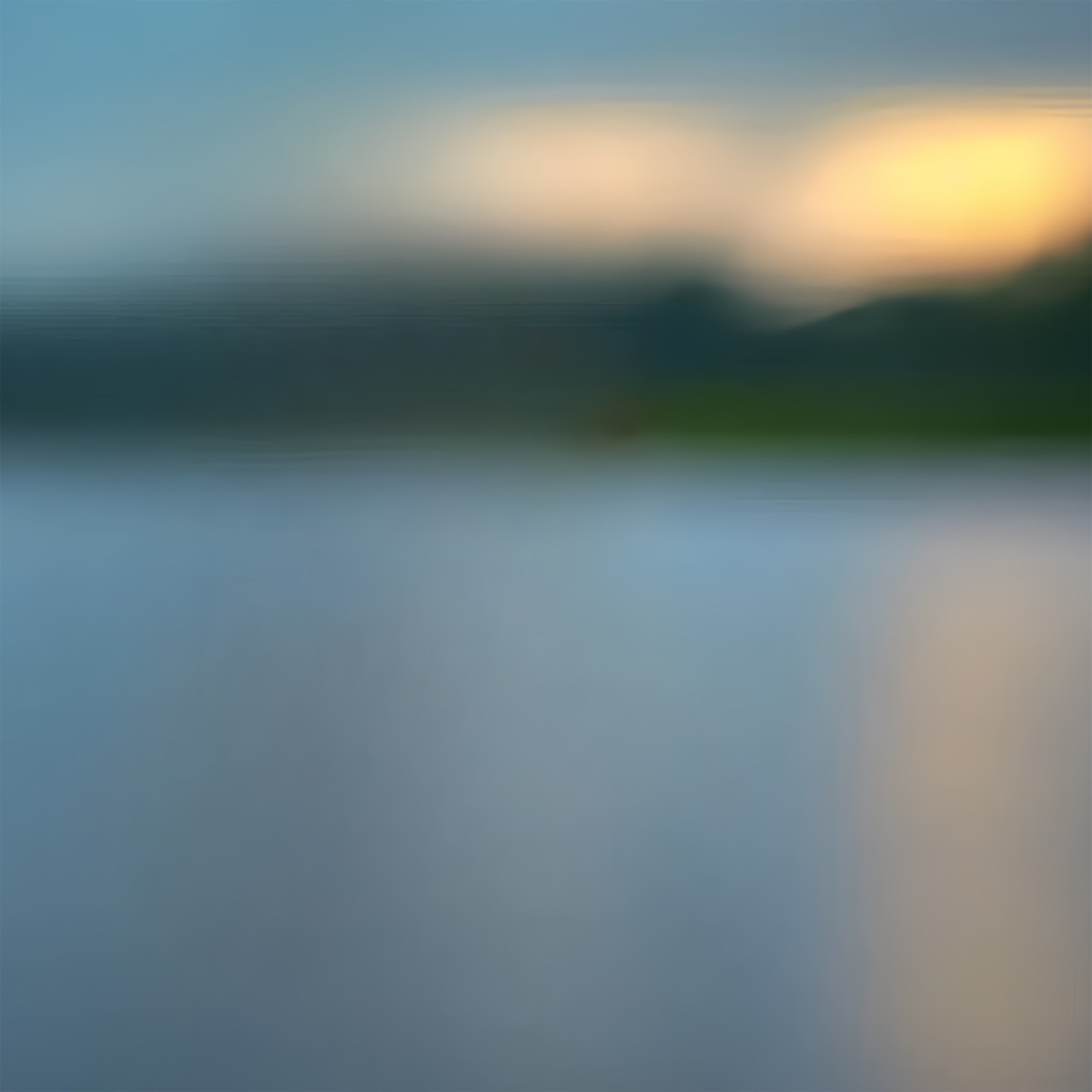 Toile de fond Portrait Reflet Crépuscule Lac Brumeux CSH4-200