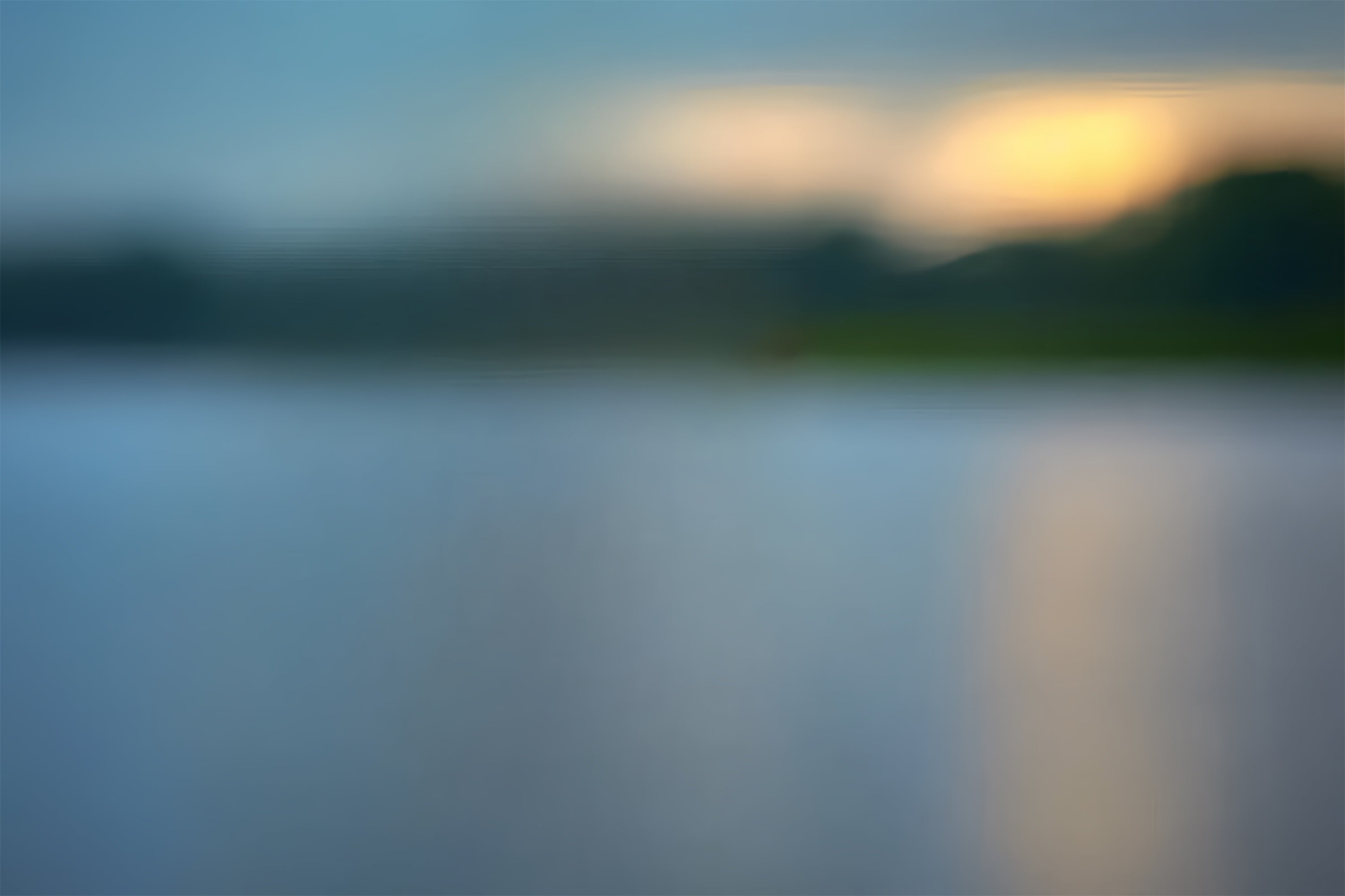 Toile de fond Portrait Reflet Crépuscule Lac Brumeux CSH4-200