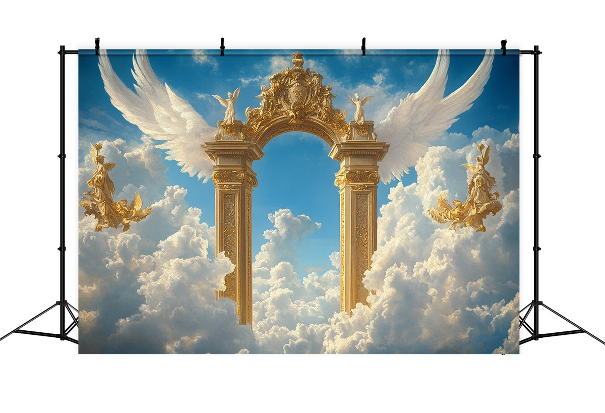 Toile de fond Ciel Portes du Paradis Ailes d’Ange CSH4-243
