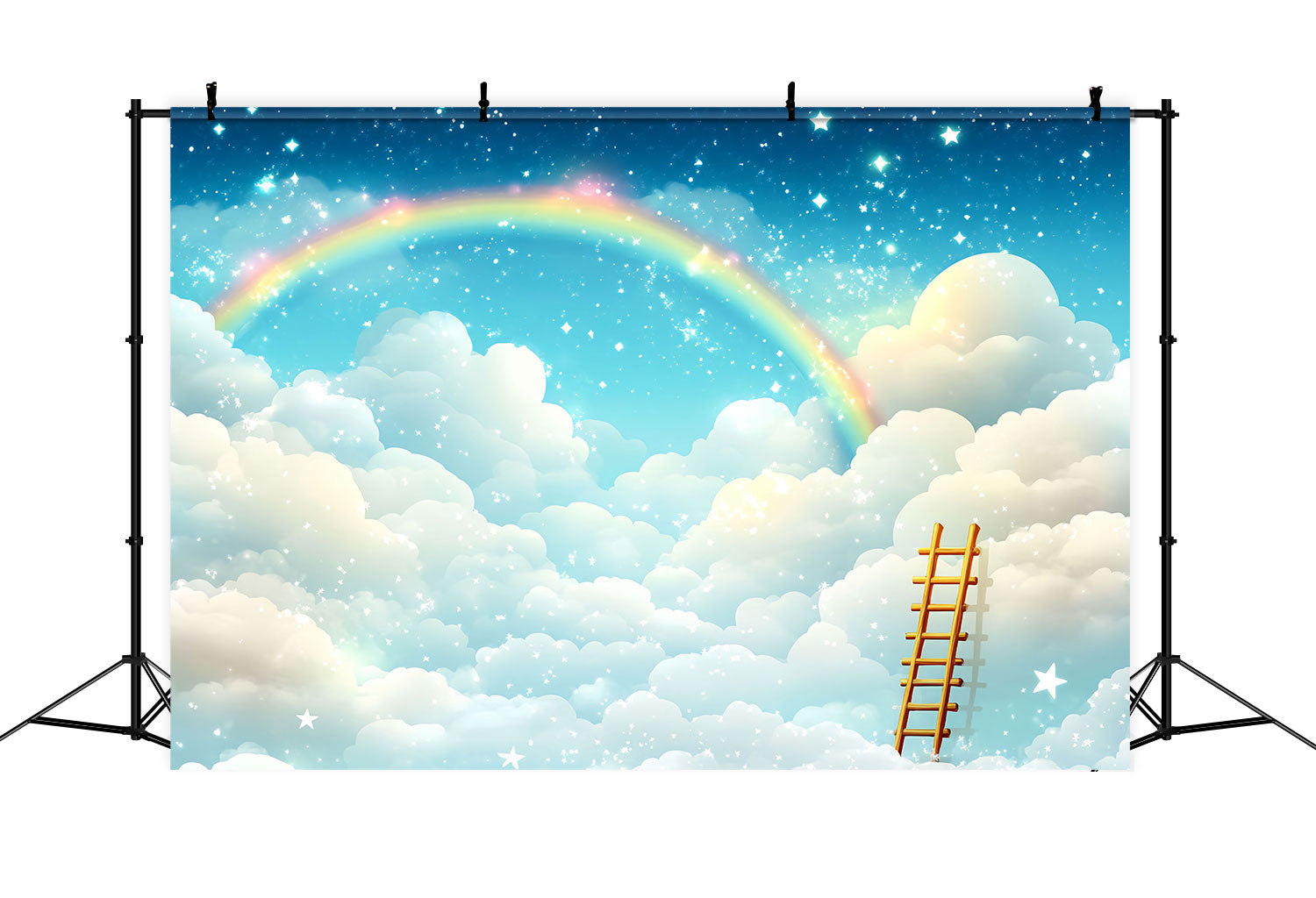 Toile de fond Arc-en-ciel et Nuages Ciel Arc-en-Ciel Fantaisie CSH4-264