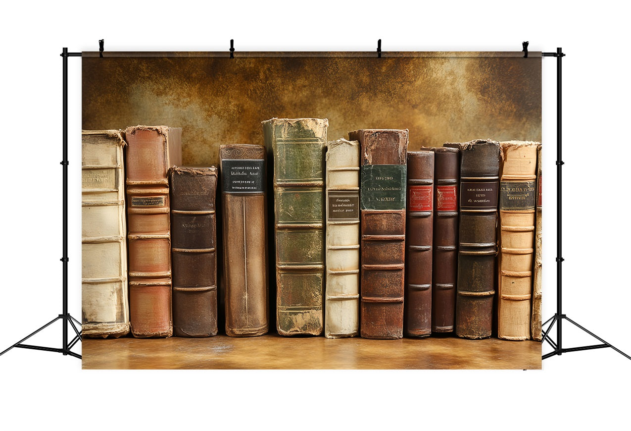 Toile de fond Antique Bibliothèque Photo Vintage CSH4-298