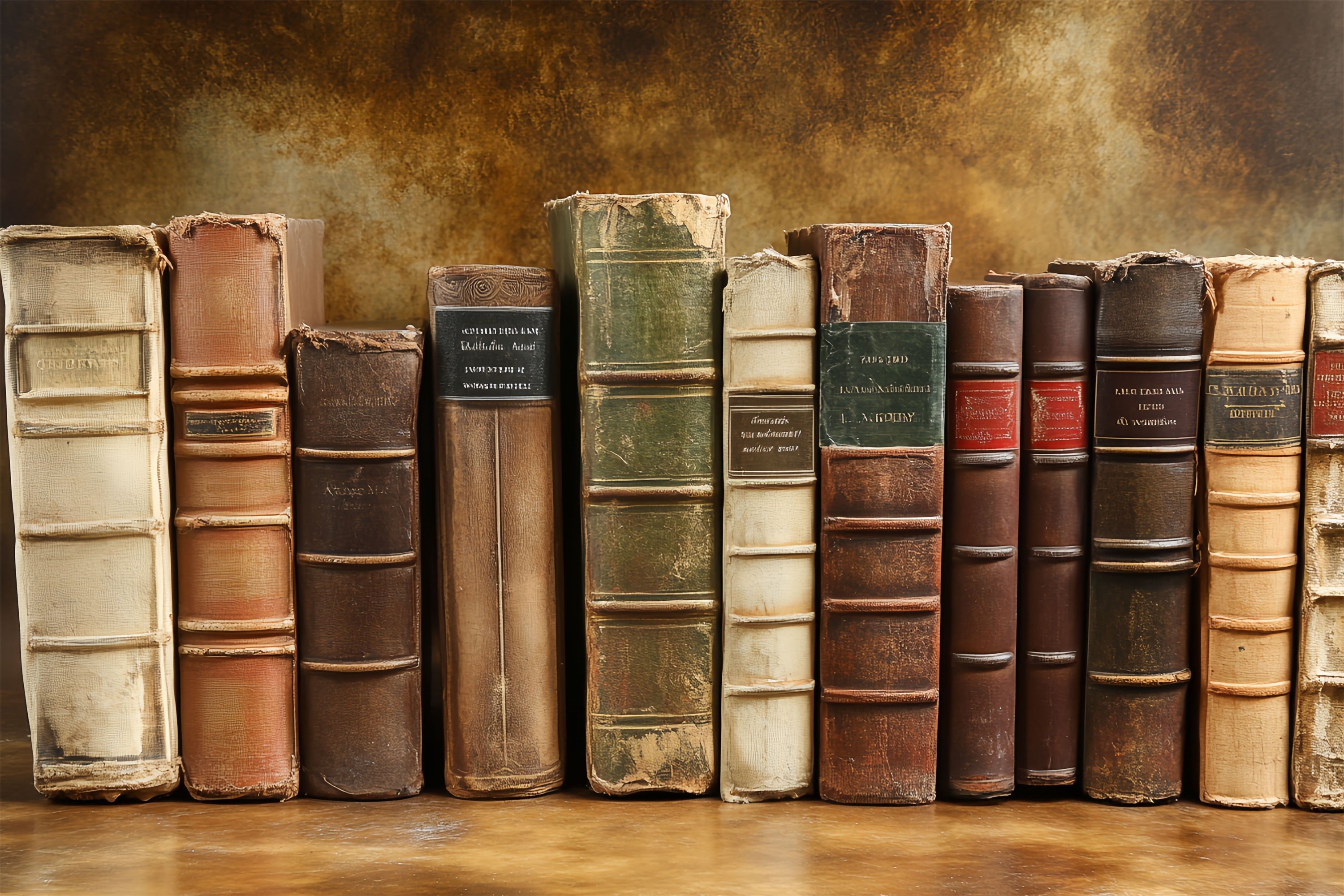 Toile de fond Antique Bibliothèque Photo Vintage CSH4-298