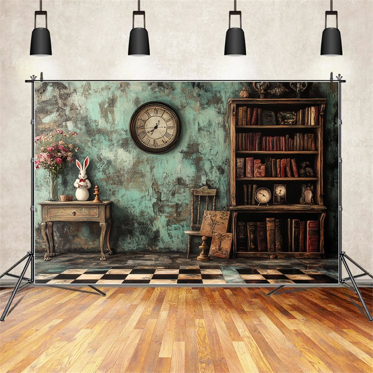 Toile de fond Antique Photo Alice au Pays des Merveilles Vintage CSH4-301