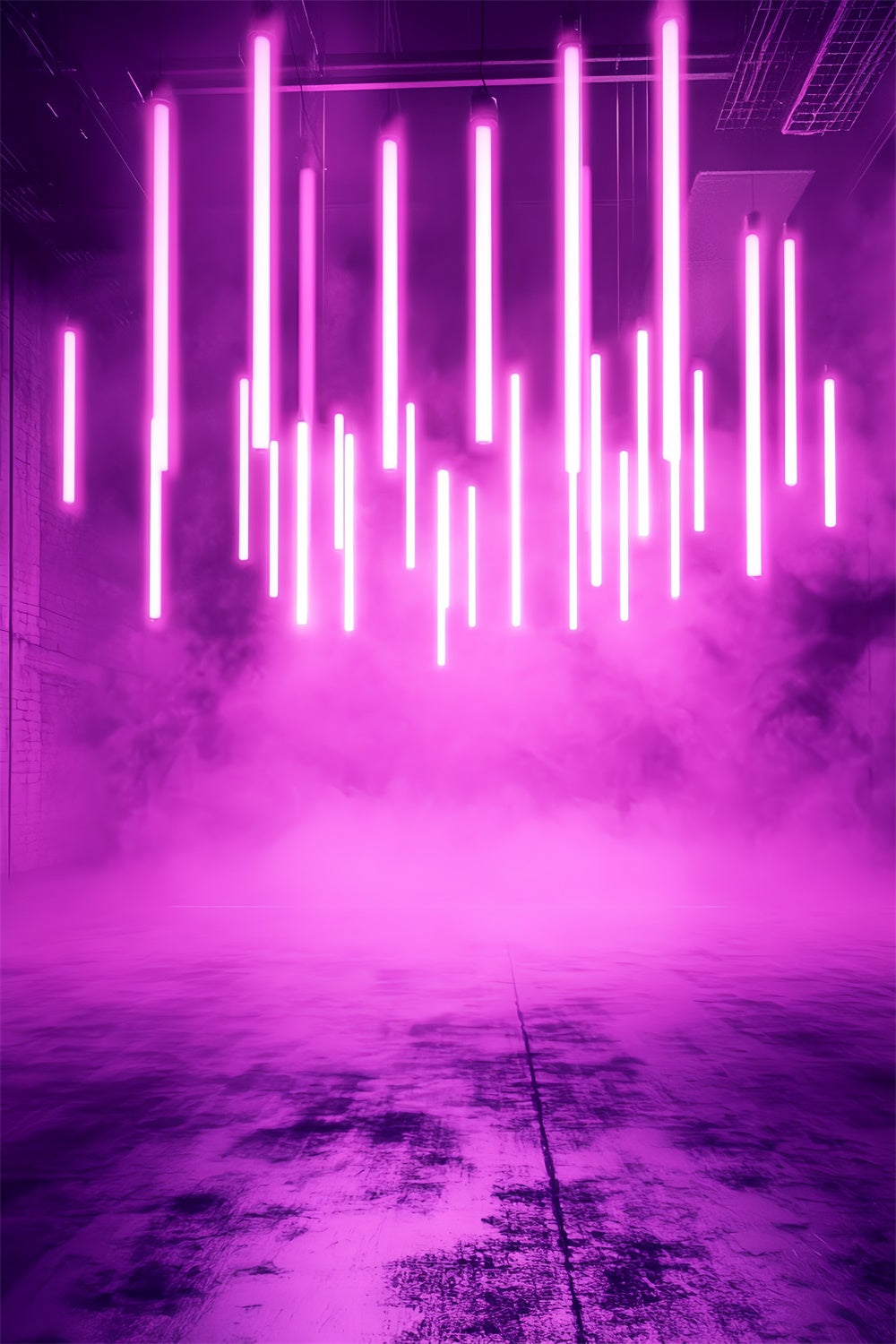 Toile de fond Thème Sport Barres Néon Suspendues CSH4-384