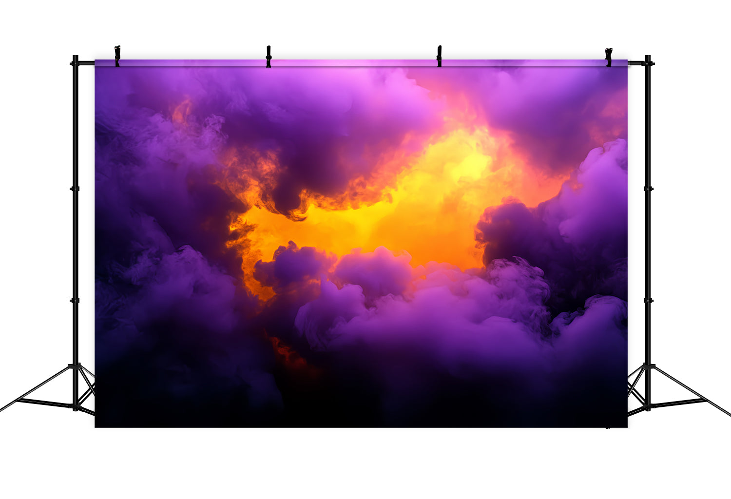 Toile de fond Photo Sport Fumée Lumière de Feu Éthérée CSH4-389