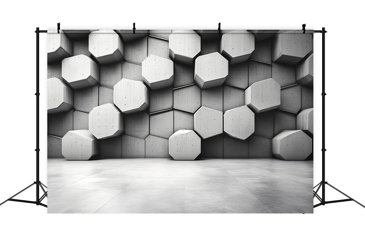 Toile de fond Photo Vintage Mur Cubique Hexagonal CSH4-406