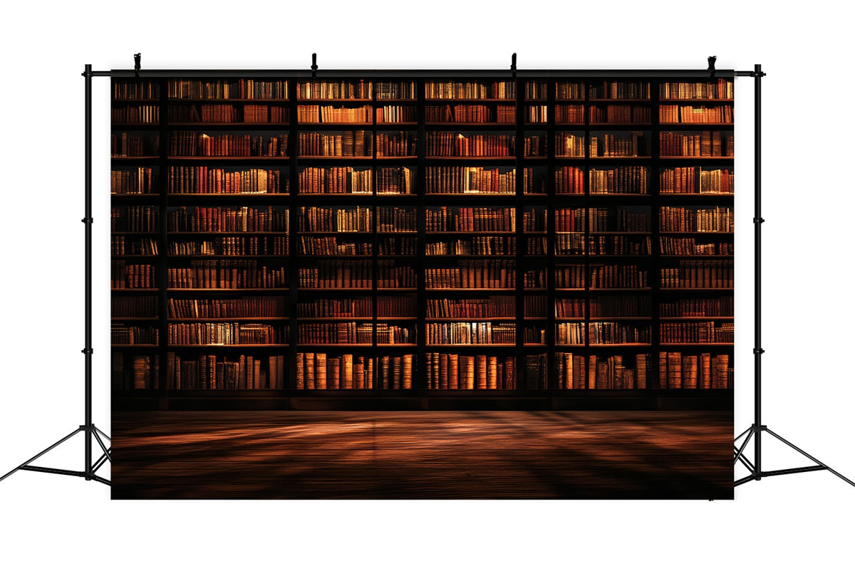 Toile de fond Old School Bibliothèque Étagère Antique CSH4-413