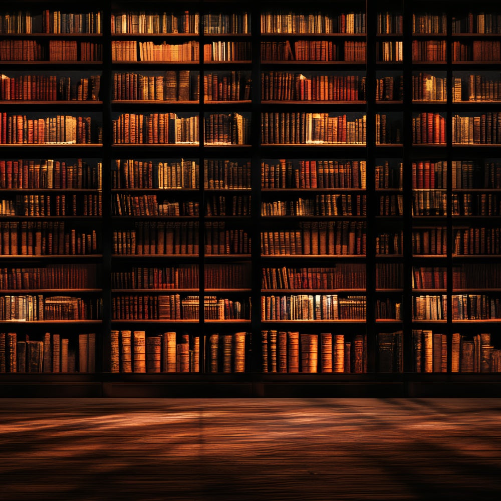 Toile de fond Old School Bibliothèque Étagère Antique CSH4-413