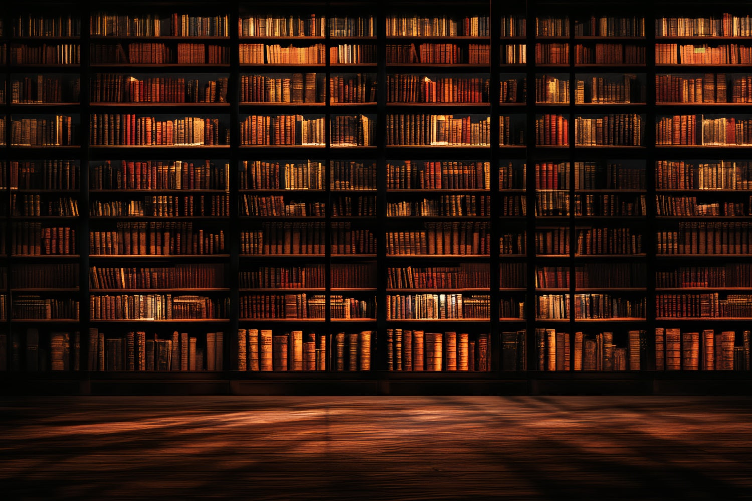 Toile de fond Old School Bibliothèque Étagère Antique CSH4-413