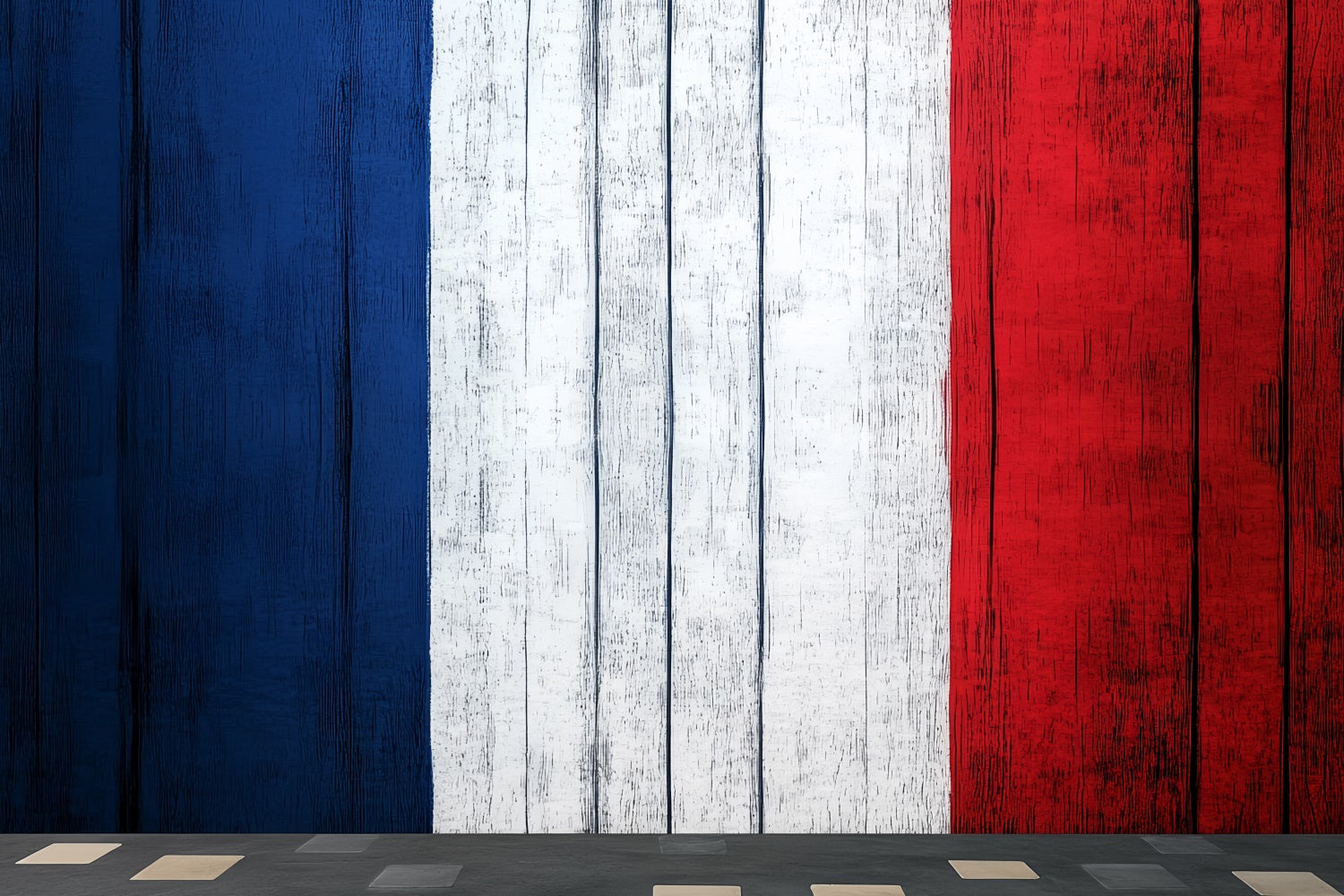 Toile de fond Vintage pour Photographie Mur en Bois Peint CSH4-421