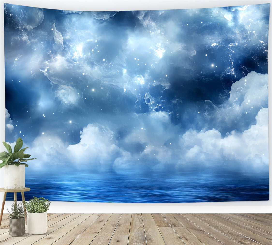 Toile de fond Été Ciel de Rêve Lueur Océan CSH5-115