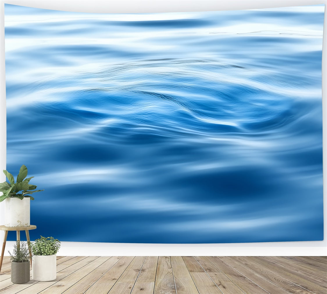 Toile de fond Eau Océan Bleu Doux Été CSH5-119