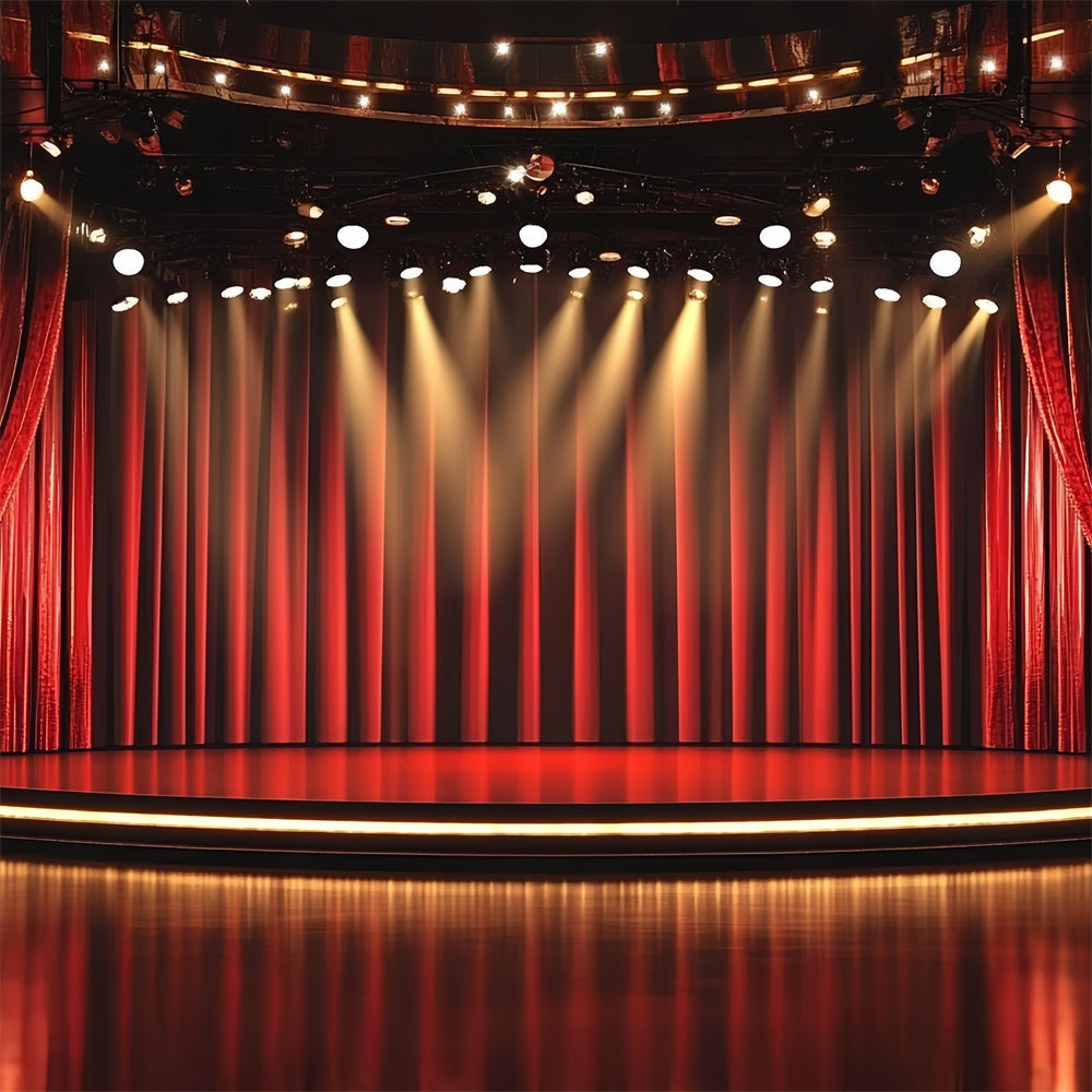 Toile de fond Scène Broadway Rideau Théâtre Projecteurs CSH5-160