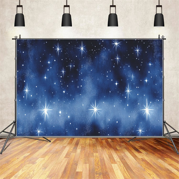 Toile de fond Années 90 Étoiles de Minuit Scintillantes CSH5-192