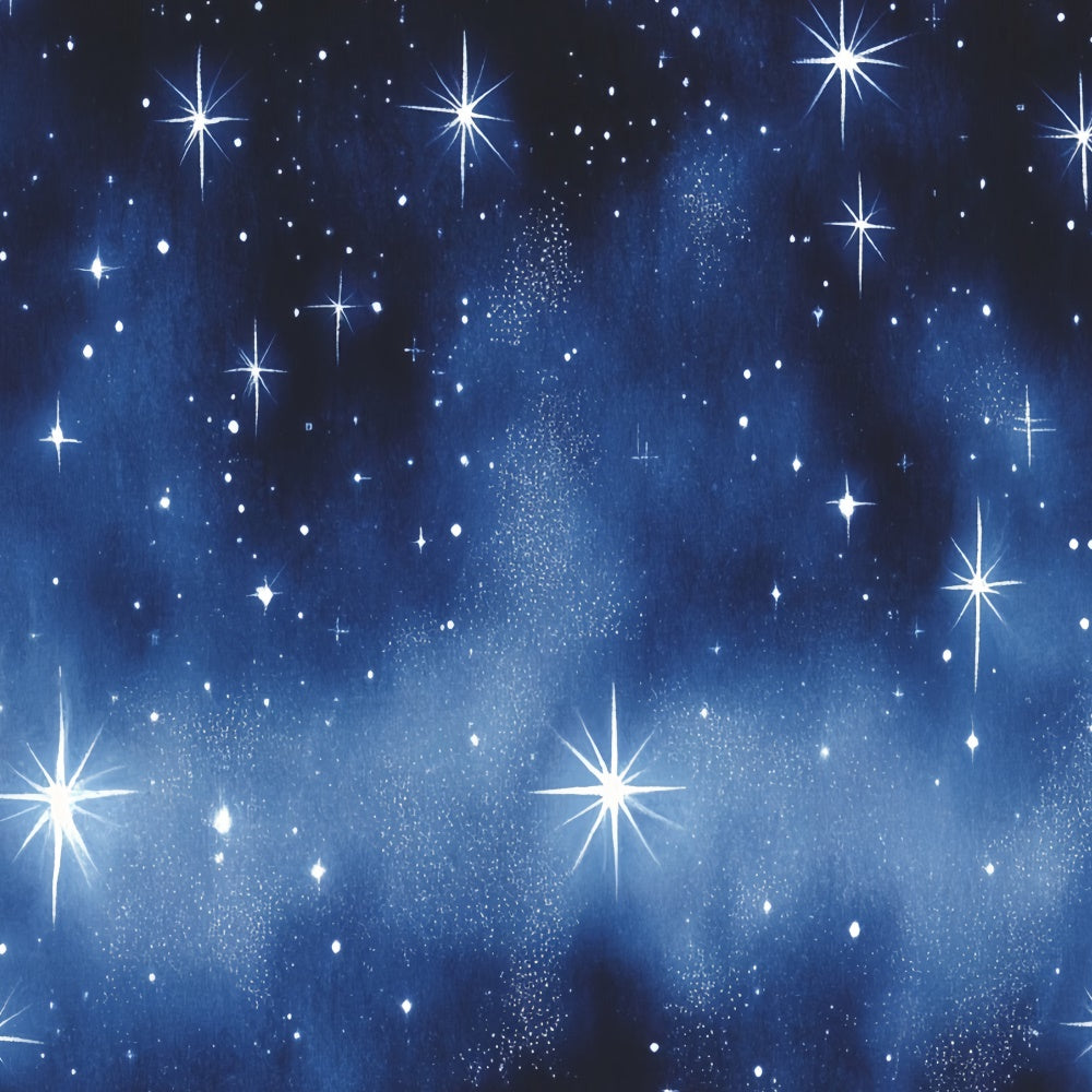 Toile de fond Années 90 Étoiles de Minuit Scintillantes CSH5-192