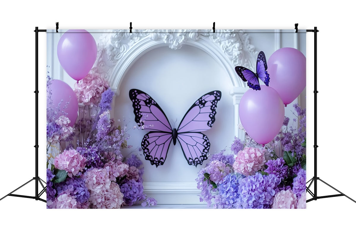 Toile de fond Papillons Élégance Pastel Papillons Enfants CSH5-277