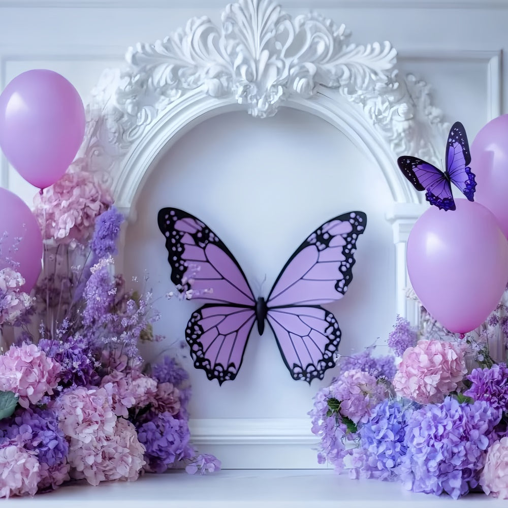 Toile de fond Papillons Élégance Pastel Papillons Enfants CSH5-277