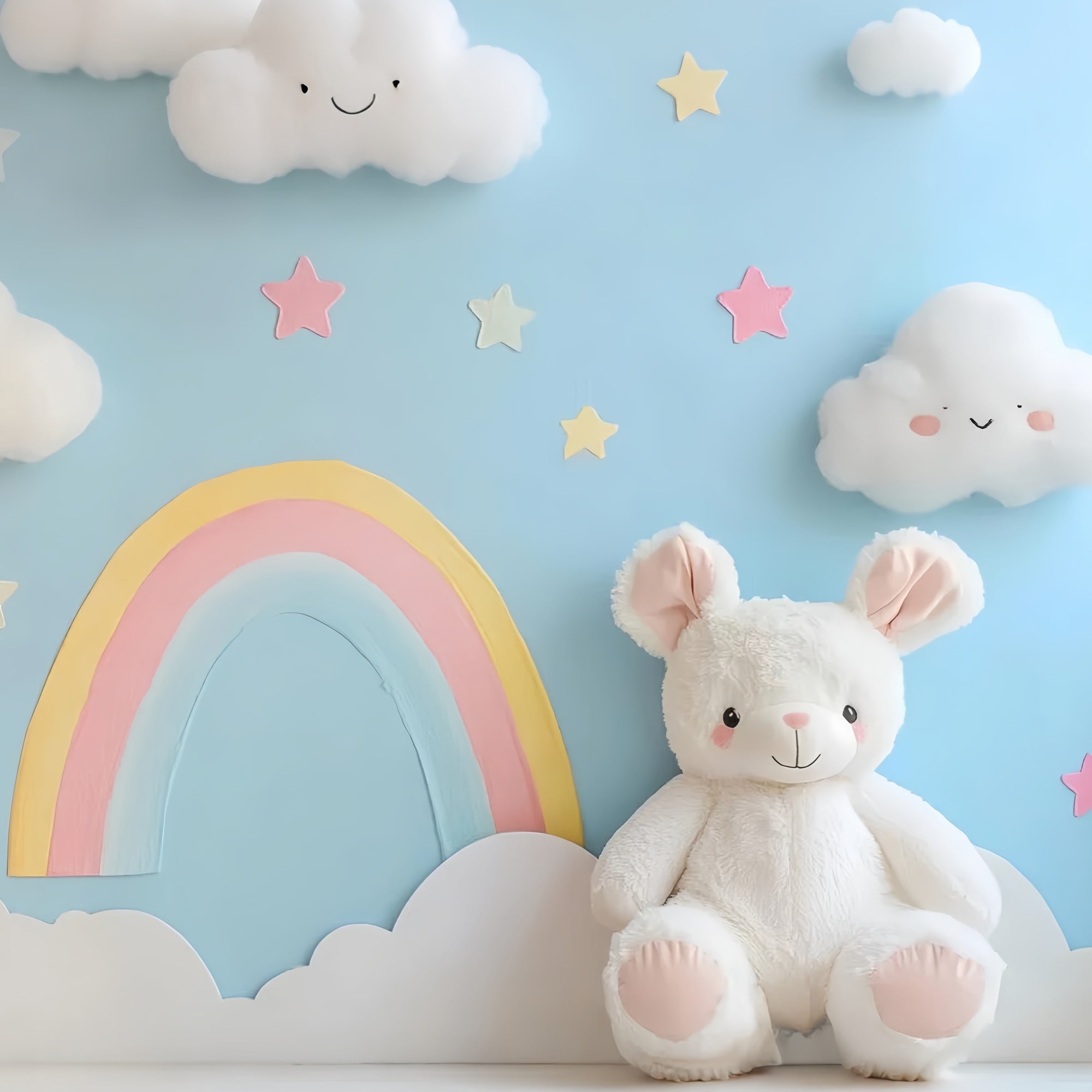 Toile de fond Nouveau-né Rêve Ciel Enjoué CSH5-279