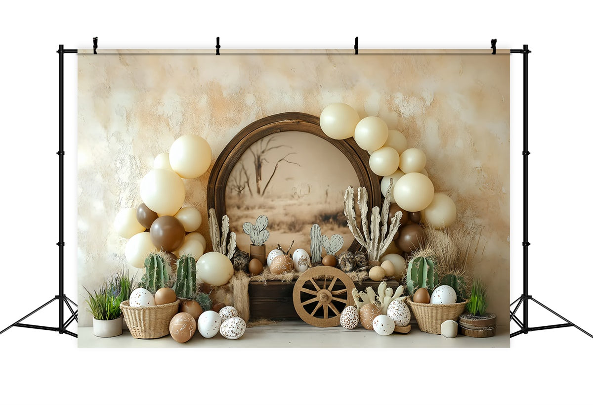 Toile de fond Photographie Enfants Bohème Campagne Cactus CSH5-280