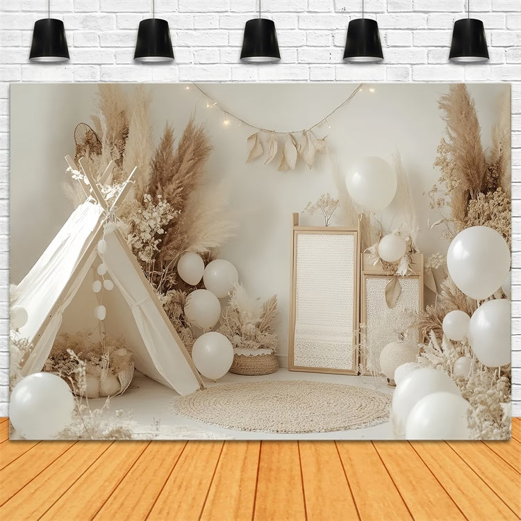 Toile de fond Photographie Enfants Bohème Tente Crémeuse CSH5-282
