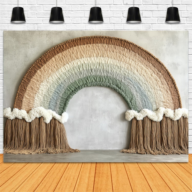 Toile de fond Enfants Arche Macramé Texture Confortable CSH5-290