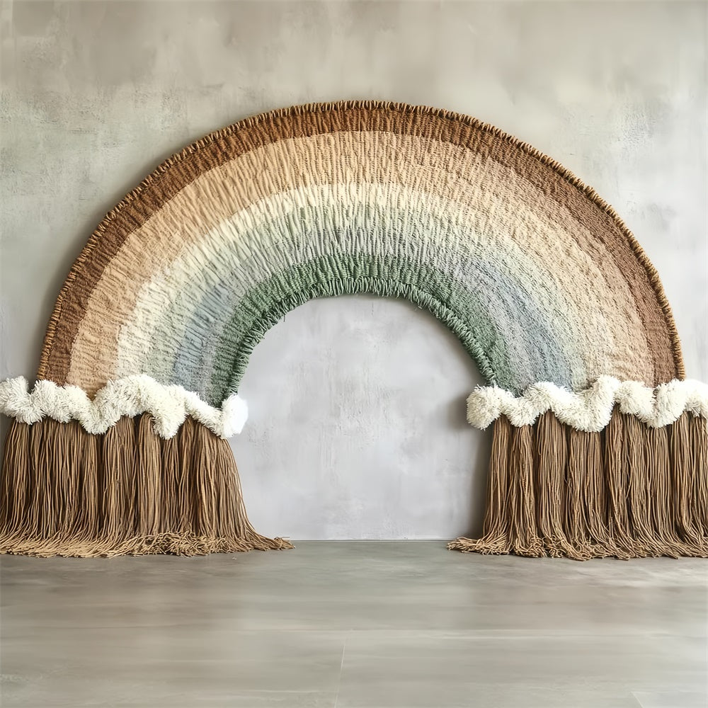 Toile de fond Enfants Arche Macramé Texture Confortable CSH5-290