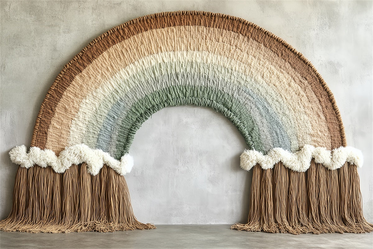 Toile de fond Enfants Arche Macramé Texture Confortable CSH5-290