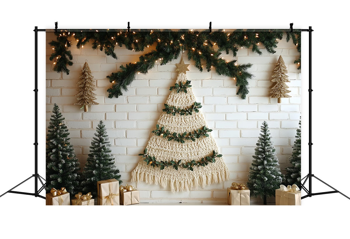 Toile de fond Enfants Noël Bohème Rustique CSH5-321