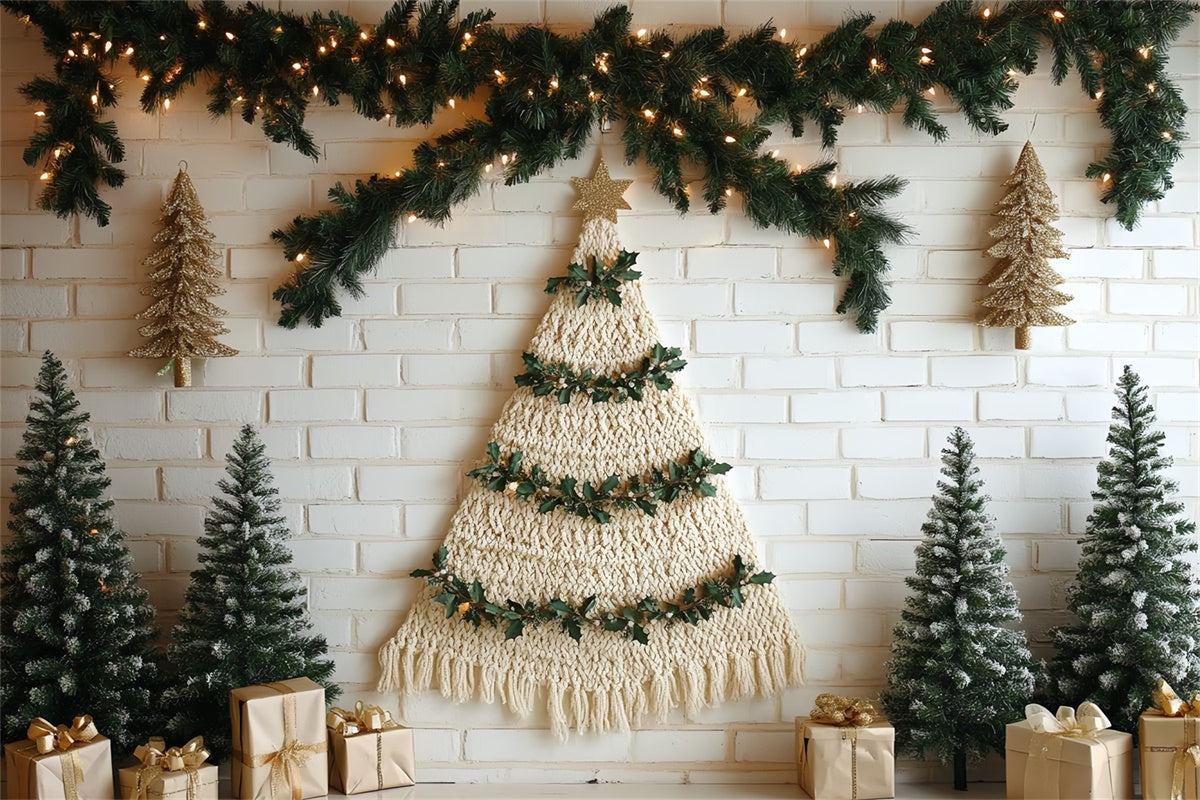 Toile de fond Enfants Noël Bohème Rustique CSH5-321