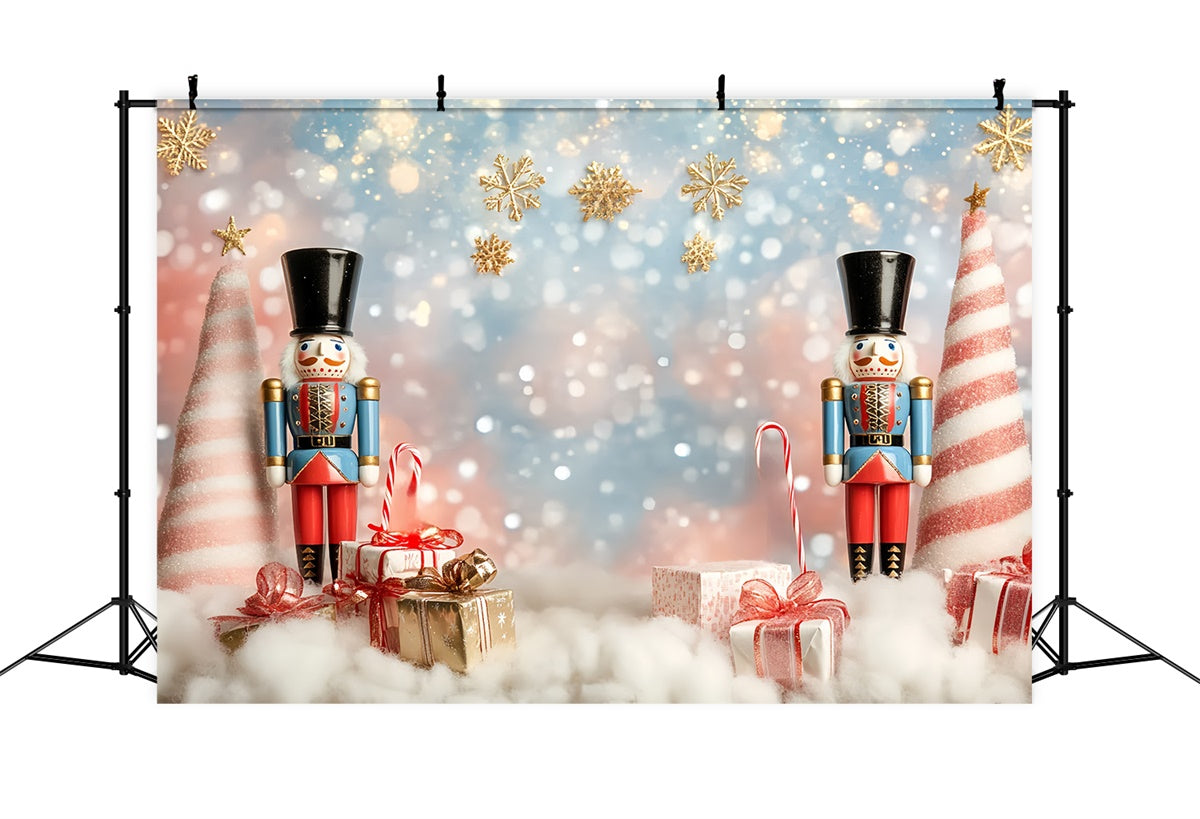 Toile de fond Noël Royaume Casse-Noisette Étincelant Enfants CSH5-323