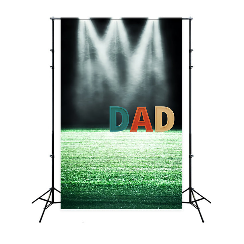 Toile de fond Fête des Pères Projecteur Terrain de Stade CSH5-46
