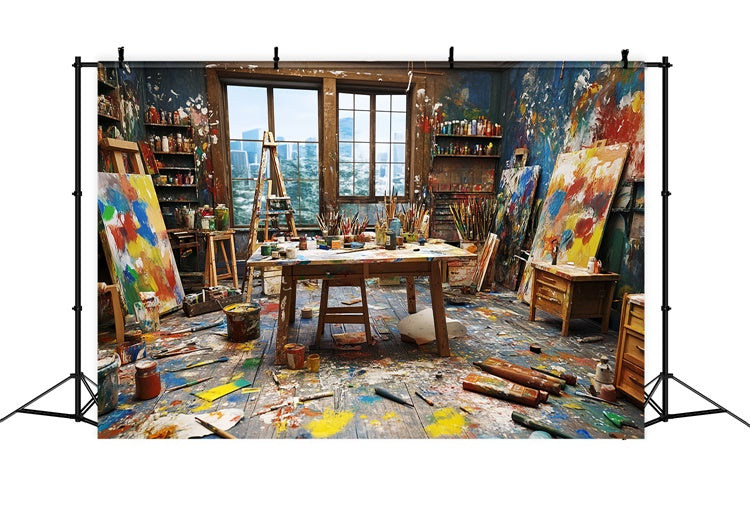 Toile de fond Fête des Pères Atelier Peinture Artistique CSH5-50